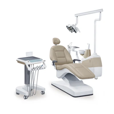 회전식 팔걸이 FDA&ISO 승인 치과 의자 치과 치료 장비